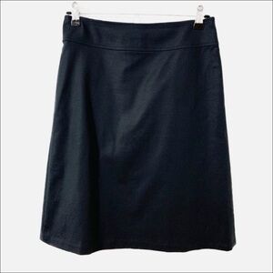 Banana Republic Fully Lined A-Line Black Skirt Invisible Back Zipper 423465-00🖤